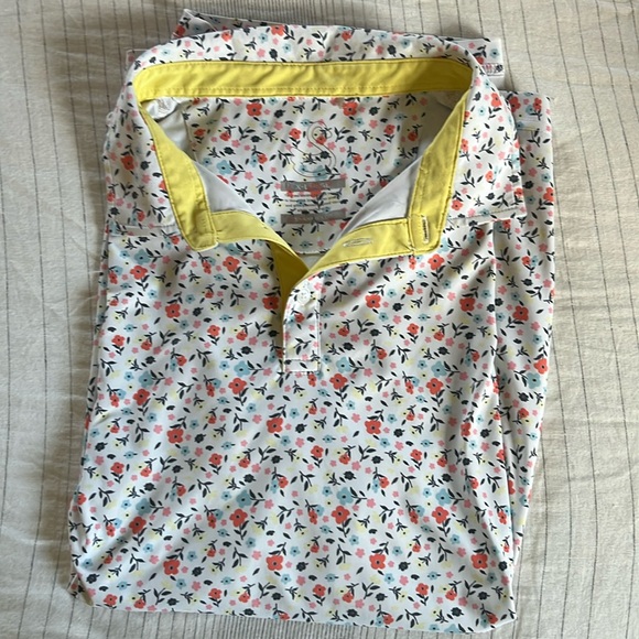 XL Swannies Floral Polo - Picture 1 of 3
